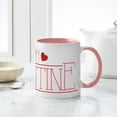 thumbnail image 6 of CafePress - Be My Valentine Mug - 11 oz Ceramic Mug - Novelty Coffee Tea Cup, 6 of 6