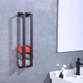 thumbnail image 4 of LANC 16 Inche Black Towel Bars for Bathroom Wall Mounted, Matte Black Bath Towel Racks Stainless Steel Total-18\u201d Towel Rails for Bathroom Kitchen Cabinet Towel Holder Hanger Rods, A8804MB-4P1, 4 of 8