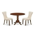 thumbnail image 2 of East West Furniture Dining Room Set Mahogany, DLGA3-MAH-32, 2 of 6