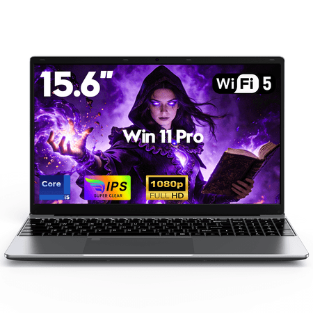 Chheart 2026 New 15.6" Traditional Laptop Computer,Core i5 6200U up to 2.8GHz,16GB,1TB Ssd,1080P Ips,Win 11 Pro,TF Card Slot for Work,Study & Home