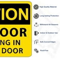 thumbnail image 2 of Caution Fire Door - No Parking in Front of Door Sign – Vinyl 5” x 7”, 2 of 7