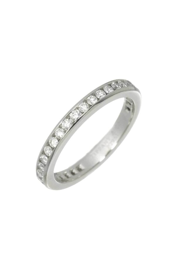 Pre-Owned Tiffany & Co. Full Circle Channel Setting Diamond Ring, Platinum (Pt)