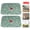 Green, variant on 2 PACK Textured Pebble Sink Mat/protector, Adjustable Kitchen Home Sink Pad, 15.7 in X 11.8 in, Dark Green