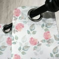 thumbnail image 4 of Ambesonne Floral Grommet Curtain, Rose Petals Blossoms, 50" x 63", Pale Pink Turquoise, 4 of 6
