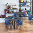 thumbnail image 2 of Tables > Height Adjustable > Round Table & Chair Sets, 36 W, 36 L, 23-34 H, Grey, 2 of 6