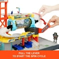 thumbnail image 5 of Matchbox Spin Cyclone Car Wash Playset with 1:64 Scale Die-Cast Toy Corvette & Tow Truck, 5 of 8