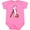 Raspberry, variant on Inktastic Baseball First Birthday One Year Old Boys or Girls Baby Bodysuit
