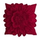 thumbnail image 2 of Funda de cojín navideña | Diseño floral rojo y verde | Funda de cojín para sofá de 50 x 50 cm | Decoración navideña | Funda de almohada de tela lavable para silla y cama, 2 of 6
