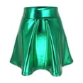 thumbnail image 3 of Wowcloth Women's Mini Skirt, Solid Color with Glossy Finish for Party and Daily Wear, 3 of 5
