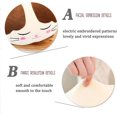 thumbnail image 3 of Cute Cat Pillow Kitten Plush Stuffed Animal Pet Cat Soft Cat Body Plush Pillow (Brown, 40cm), 3 of 5