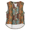 thumbnail image 2 of cotton linen tops for women Sleeveless Shirt Button V Neck Trendy T-Shirts Summer Lightweight Beach Vacation Outfits, 2 of 5