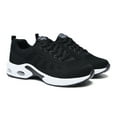 thumbnail image 5 of Women's Lightweight Breathable Tennis Shoes Black Casual Shoes with Air Cushions, 5 of 5