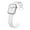 White, variant on TECH CIRCLE for Apple Watch Band 42/44/45/49mm for Women Men, iWatch Sport Silicone Soft Adjustable iWatch Band Replacement for Apple Watch Series Ultra1/2 9 8 7 6 5 4 3 2 1 SE,White
