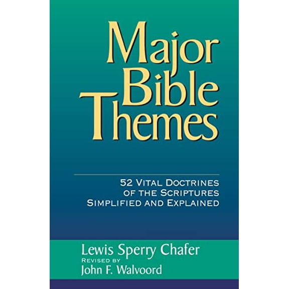 Pre-Owned Major Bible Themes (Hardcover) 0310223903 9780310223900