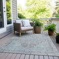 thumbnail image 3 of Dalyn Rugs Machine Washable Indoor/Outdoor Chantille Gray 3' x 5' Rug, 3 of 9