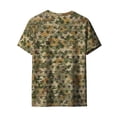 thumbnail image 5 of Camo Hunting Short Sleeve Shirt for Men - Lightweight Performance Stretchable Tee with 4-Way Stretch, 5 of 7