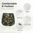 thumbnail image 6 of Lsque Camouflage Skulls Printed Women's Running Shorts with Liner Pockets,Elastic Quick Dry Workout Athletic Gym Yoga Shorts,Womens High Waist Shorts-Medium, 6 of 9