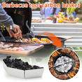 thumbnail image 2 of Charcoal Grill Baskets Barbecue Rack Accessories, Outdoor Barbecue Galvanized Sheet BBQ Carbon Tool Carbon Basket, 2 of 8