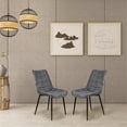 thumbnail image 2 of Alexent Modern Velvet Dining Chairs, Gray (Set of 2), 2 of 11