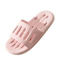 thumbnail image 6 of YTCAMLO Non-Slip Shower Shoes for Women and Men Soft Bathroom Slippers with Drain Holes Quick Dry Slide Sandals for Living Room Dorm Gym Pool, Pink 5.5-6, 6 of 8