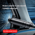 thumbnail image 2 of (Black）Safe Hammer Glass Breaker, Car Safety Hammer Emergency Escape Tool,100% NEW, 2 of 5