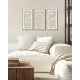thumbnail image 4 of SHENIFY Vintage Botanical Art White Floral Modern Rustic Decor Artwork Farmhouse Home Hallway 8x16in3pcs Natural Framed, 4 of 7