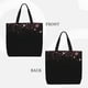 thumbnail image 2 of Fotbe Sparkling Pink Night Sky Bolsa Tote con Estampado para Mujer, Bolsos con Cremallera, Bolsa de Hombro Casual de Gran Capacidad con Bolsillos Internos, 2 of 7