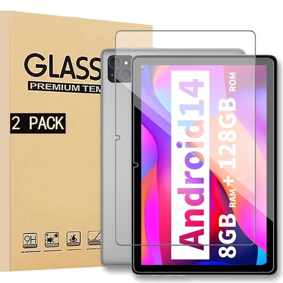 [NSFN] For FITIFUN M10/PUTECCH M60S/B10 Glass Film,Tablet 10.1 Inch Glass Film, LCD Protective Glass Film, 9H Hardness, Ultra-Thin, High Transmittance, Automatic Adhesion, Scratch Prevention, 2 Pack