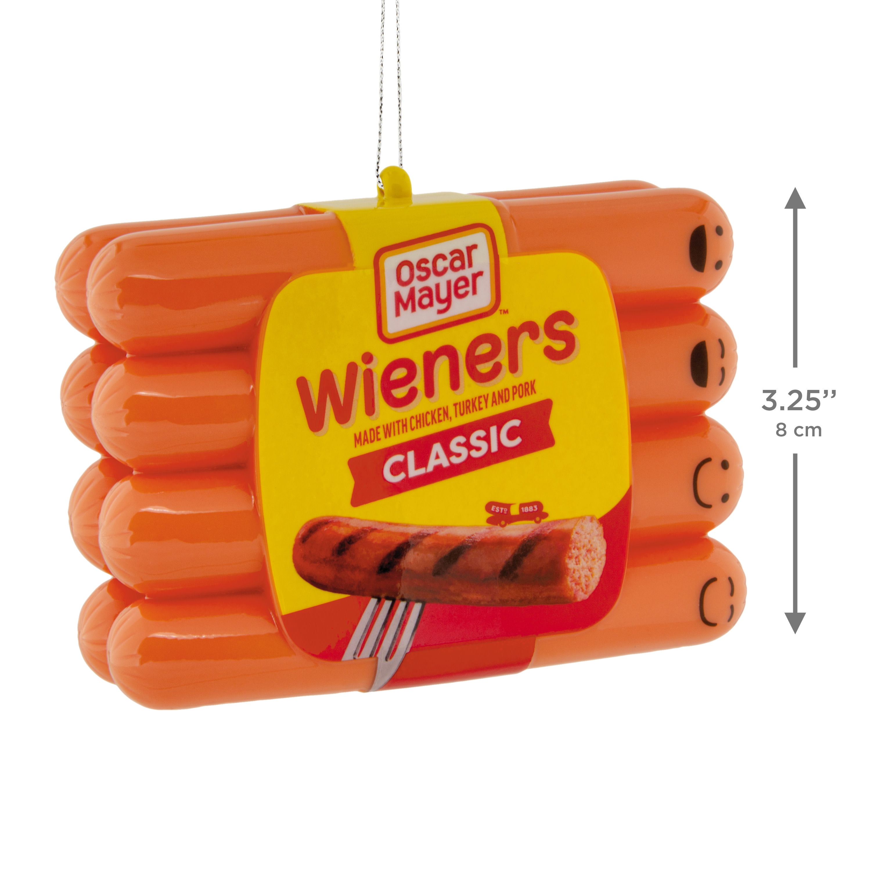 Hallmark Christmas Ornament (Oscar Mayer Classic Wiener, Shttrprf), 1 Count