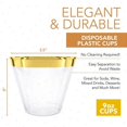 thumbnail image 2 of Plastic Cup 9 Oz Hard Cup Plastic Wine Glass Party Wedding Wine Glass parent Plastic, 2 of 5