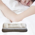 thumbnail image 4 of Almohada ergonómica para cama, cómoda almohada para el cuello y los hombros, almohada cervical Gris Pequeño, 4 of 8