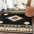 thumbnail image 4 of Mark&Day Area Rugs, 2x3 Oxbow Rustic Black Area Rug, Black Cream Grey Carpet for Living Room, Bedroom or Kitchen (1'10" x 2'11"), 4 of 9