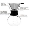 thumbnail image 4 of Cafetière Manuelle à Verser Carafe avec Filtre Permanent en Acier Inoxydable (600ml), 4 of 5