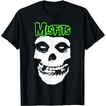 Misfits – Green Skull Logo T-Shirt