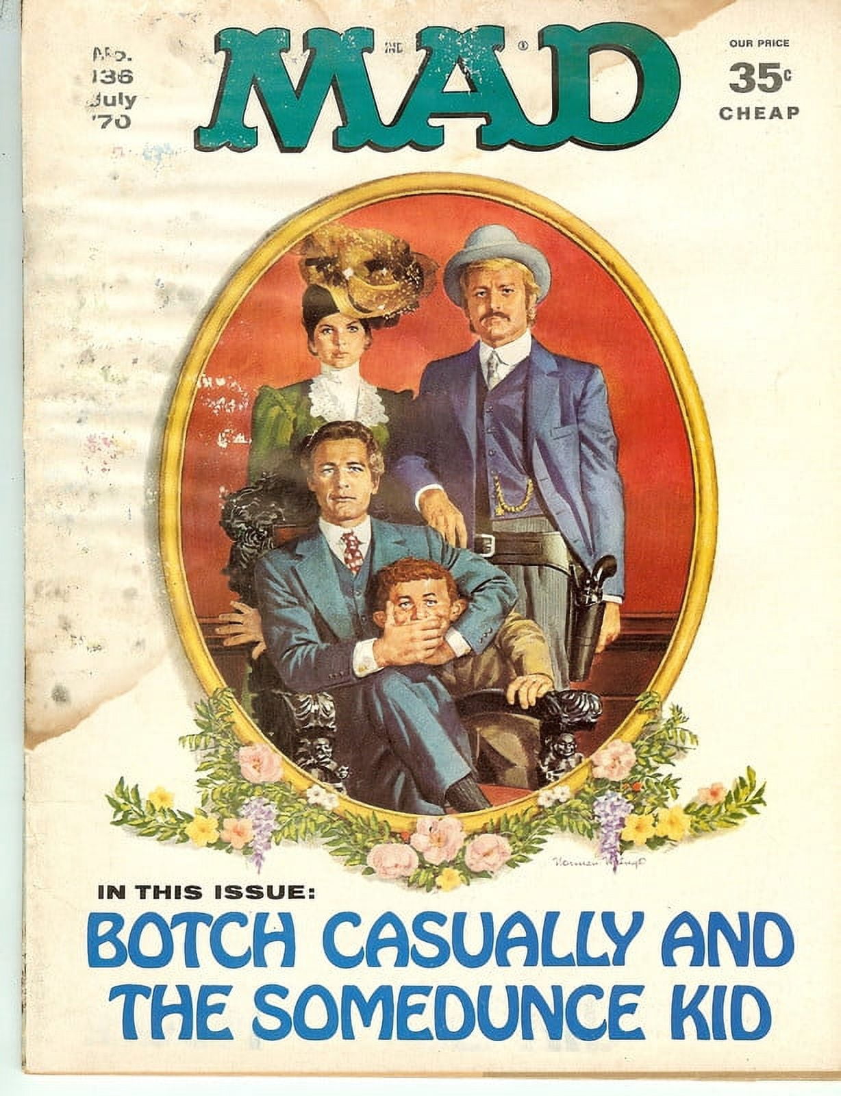 MAD Magazine # 136 July 1970 (POOR Condition)