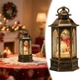 thumbnail image 1 of REK Snow Globe Music 150ml Lighted Rotating Snow Falling Hexagon Water Kids' & Handheld, 1 of 5