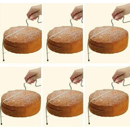 

TANGNADE Pizza Adjustable Stainless Dough Tools Leveler Cake Wire Cake Mould