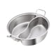 thumbnail image 5 of Olla Shabu Shabu de acero inoxidable para cocina de inducción M, 5 of 9