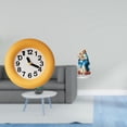 thumbnail image 2 of Reloj de pared redondo silencioso para dormitorio, mesa o escritorio. Decoración de escritorio en acrílico con diseños modernos y creativos en madera., 2 of 8