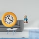 thumbnail image 2 of Reloj de pared redondo silencioso para dormitorio, mesa o escritorio. Decoración de escritorio en acrílico con diseños modernos y creativos en madera., 2 of 8