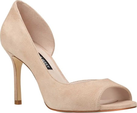 jeff peep toe pumps