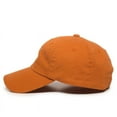 thumbnail image 5 of OC Sports GWT-116  Adj. Garment Wash Cotton Baseball Cap - Bt Orange, 5 of 8