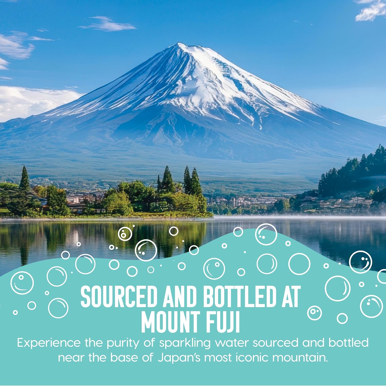 IRIS Sparkling Natural Mineral Water, 16.9 fl oz (500ml) Bottles, 24Pk