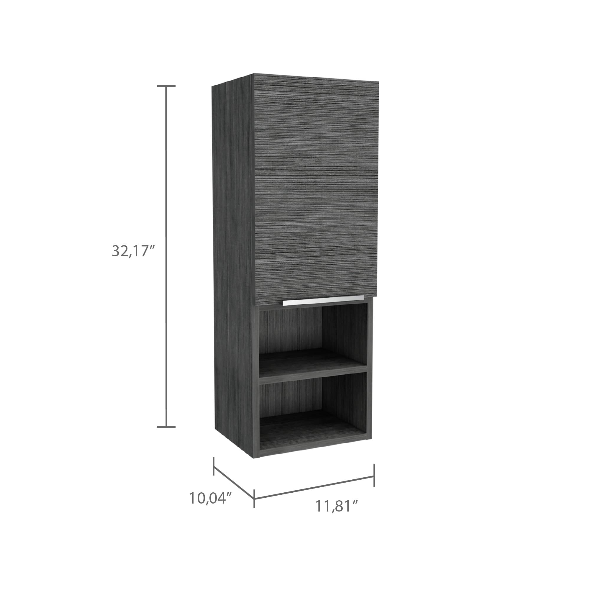 Boahaus Lisboa Medicine Cabinet (Grey)