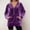 Purple, variant on Dpytoraw Women's Fleece Hoodie, Long Sleeve Pullover for Streetwear Daily Green L