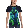 thumbnail image 4 of Hero Hulk Garçons Filles T-Shirt à Imprimé Graphique 3d Col Rond Manches Courtes Très Petit, 4 of 7