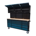 thumbnail image 4 of GABINETE DE ACERO INOXIDABLE COLOR AZUL 15 CAJONES Y 3 GABINETES SUPERIORES THOR KITCHEN HTC7218PCB, 4 of 10