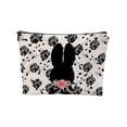 thumbnail image 2 of CaiYueKe Easter Bunny Storage Bag Zippered Pencil Case Cosmetic Makeup Organizer Travel Toiletry Bag Portable Burlap Pouch for Women Girls School Supplies Gifts, 2 of 7