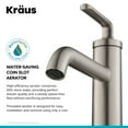 thumbnail image 3 of Ramus™ Single Handle Bathroom Sink Faucet with Lift Rod Drain in Spot Free Stainless Steel, 3 of 3