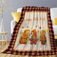 thumbnail image 2 of Christmas Holiday Gnomes Blanket Gifts for Adults Women Soft Warm Flannel Fleece Throw Blanket for Couch Bed Travel 60"x80" for Family, 2 of 8